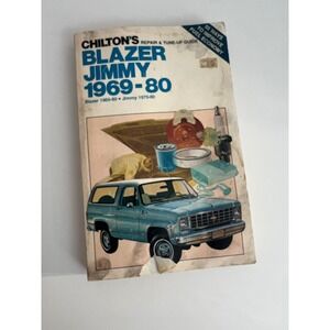 Chiltons Blazer Jimmy 1969-1980 Repair Tune Up Guide Manual